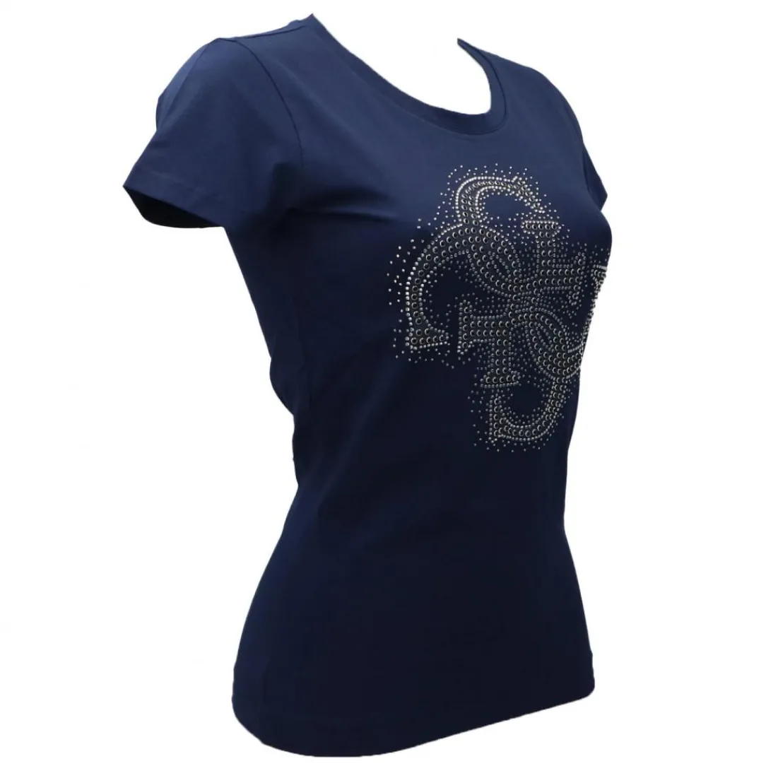 g_logo_tee_rn_blu_1.webp Guess Donna T-Shirt-4G LOGO TEE RN Blu