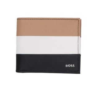 Boss Uomo Portafogli-GBBM 8CC CARD STRIPE Nero