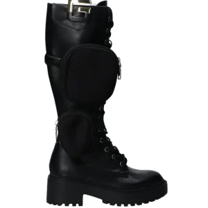 Gaelle Paris Donna Stivaletti E Stivali-GBCDP2820 Ecopelle con marsupio Nero