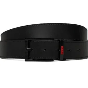 Hugo Uomo Cinture-GILBERT SOFT BELT GIFFERD GB35 Nero Rosso