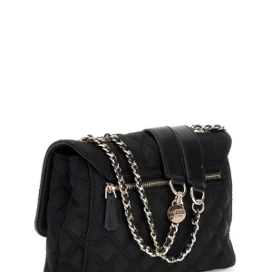 Guess Donna Borse A Spalla-GIULLY 2COMP CNVRTBLE FLAP Nero