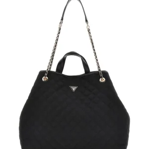 Guess Donna Borse A Spalla-GIULLY LARGE 2 IN 1 TOTE Nero