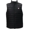 Guess Abbigliamento Smanicato-GJ HODED PUFFER VEST Nero