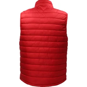 Guess Abbigliamento Smanicato-GJ HODED PUFFER VEST Rosso