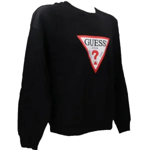 Guess Uomo Felpe-GJ ICONIC TRIANGLE SWEAT Nero