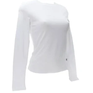 Guess Donna T-Shirt-GJ SLIM LOGO EMB Bianco