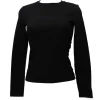 Guess Donna T-Shirt-GJ SLIM LOGO EMB Nero