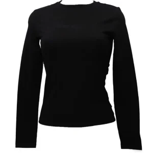 Guess Donna T-Shirt-GJ SLIM LOGO EMB Nero