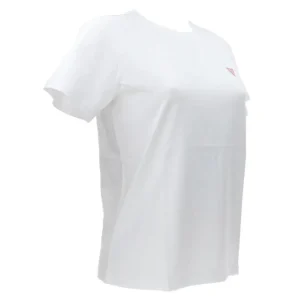 Guess Donna T-Shirt-GJ SS CN REG MINI TRIANGLE TEE Bianco