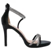 Gold&Gold Donna Sandali-GP 23 441 multistrass Nero