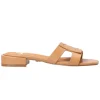 Gold&Gold Donna Sandali-GP681 sandalo con placca Cuoio