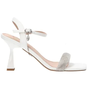 Gold&Gold Donna Sandali-GY375 elegance strass Bianche