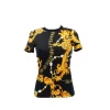 Versace Donna T-Shirt-75HAH608 INTERLOCK STRE Nero