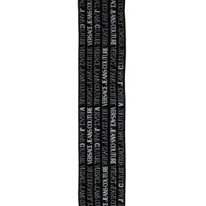 Versace Donna Sciarpe | Sciarpa-73HA2H52 SCIARPA LOGATA Nero Bianco