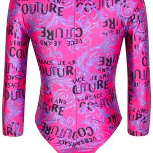 Versace Donna Body-74HAM238 BODY LYCRA SATIN Fucsia Viola