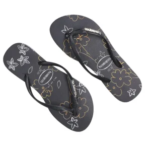 Havaianas Donna Scarpe Mare-HAVA WOMEN PRINT MIX Nero Nero