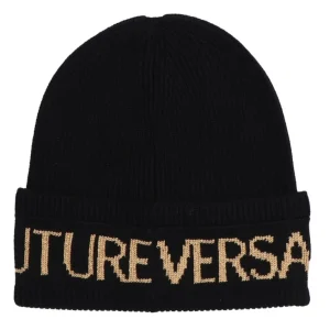 Versace Donna Cappellini | Cappellini-75HAZK40 BIG BEANIE Nero Oro