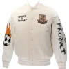 Disclaimer Abbigliamento Giubbotti-24IDS54556 BOMBER 54586 Bianco Latte