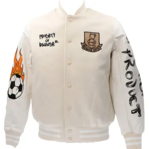Disclaimer Abbigliamento Giubbotti-24IDS54556 BOMBER 54586 Bianco Latte