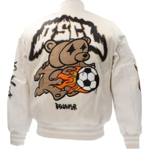Disclaimer Abbigliamento Giubbotti-24IDS54556 BOMBER 54586 Bianco Latte