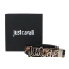 Just Cavalli Donna Cinture-JC METAL LETTERING SAFFIANO Multicolore