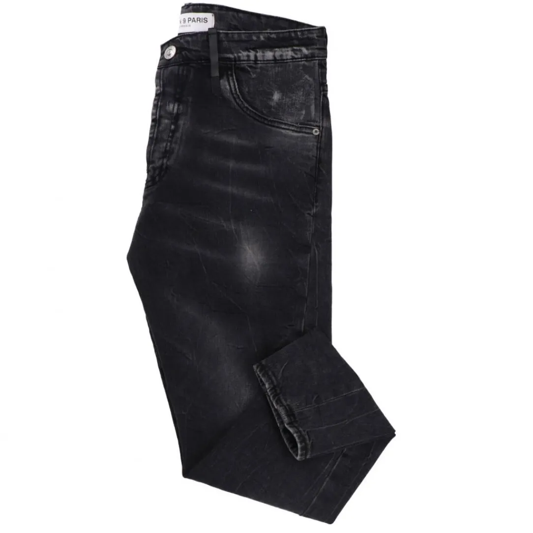 jeans_mp_nero_denim_0.webp Maison 9 Paris Abbigliamento Jeans-JEANS M9P Nero Denim
