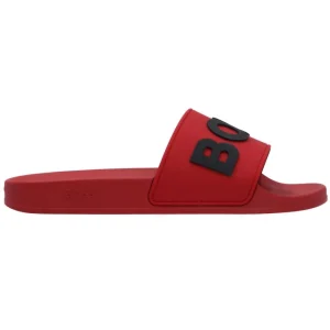 Boss Uomo Scarpe Mare-KIRK SLID 517 Rosso