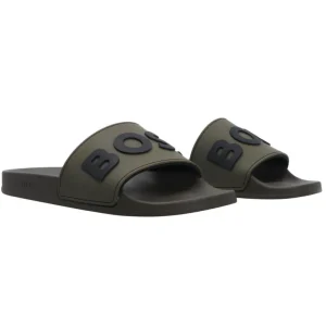 Boss Uomo Scarpe Mare-KIRK SLID 517 Verde