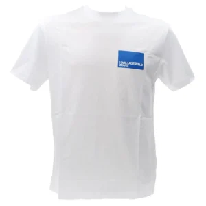 Karl Lagerfeld Uomo T-Shirt-KJL REGULAR 231D1706 Bianco