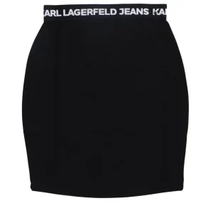 Karl Lagerfeld Donna Gonna-KLJ PENCIL SKIRT 241J1204 Nero