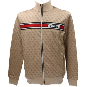 Guess Uomo Felpe-KORBIN FULL ZIP TRACKSUIT Beige