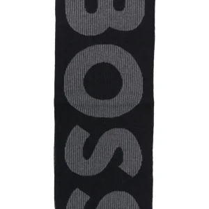 Boss Uomo Sciarpe-LAMICO SCARF Nero