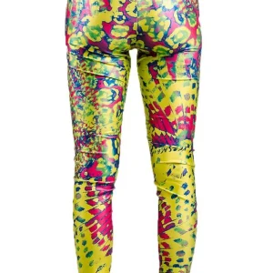 Versace Donna Leggins-LEGGINS LYCRA PRINT ANIMALIER Multicolore