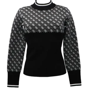 Guess Donna Maglioni-LISE 4G MID SWEATER Nero