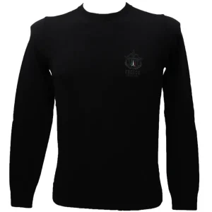 Aereonautica Militare Abbigliamento Maglioni-MAGLIA GIROCOLLO 1513 Nero
