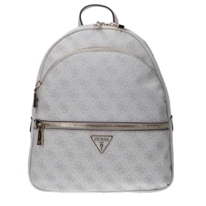 Guess Donna Zaini E Marsupi-MANHATTAN LARGE BACKPACK Multicolore Bianco