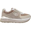 Liu Jo Donna Sneakers-Maxi wonder 87 monogram Beige