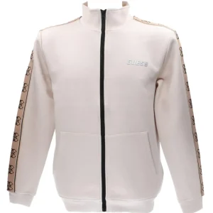 Guess Uomo Felpe-MICKEY FULL ZIP SWEATSHIRT Beige