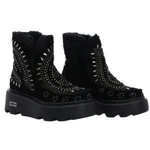 Cult Donna Stivaletti E Stivali-NEW ROCK 3917 MID SUEDE Nero