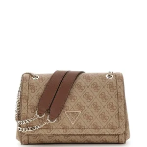 Guess Donna Borse A Spalla-NOELLE CONVERTIBLE XBODY FLAP Beige