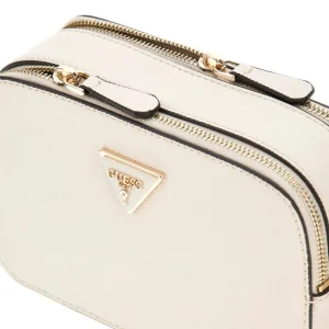 Guess Donna Borse Tracolla-NOELLE CROSSBODY CAMERA Off White