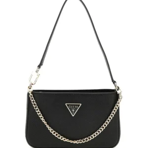 Guess Donna Borse A Spalla-NOELLE MINI TOP ZIP SHOULDER Nero