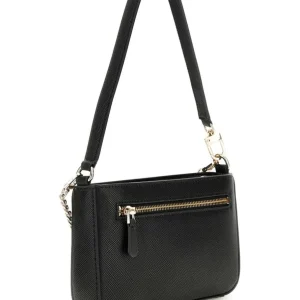Guess Donna Borse A Spalla-NOELLE MINI TOP ZIP SHOULDER Nero