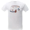 Over D Uomo T-Shirt-Paricollo grafica OE1S2S4T Bianco