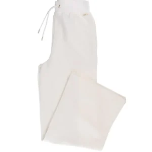 Guess Donna Tute-PEONY LOGO STRAIGHT LONG PANT Bianco Panna