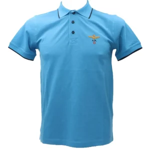 Aereonautica Militare Abbigliamento Polo-Polo MC 241pO1308P82 Azzurro