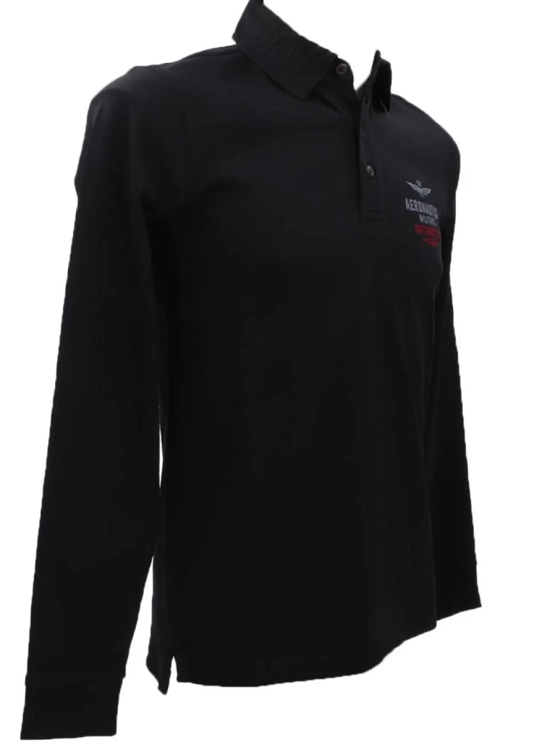 polo_ml_poj_nero_1.webp Aereonautica Militare Abbigliamento Polo-POLO M.L. PO1719J565 Nero
