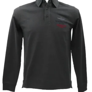 Aereonautica Militare Abbigliamento Polo-POLO M.L. PO1719J565 Verde