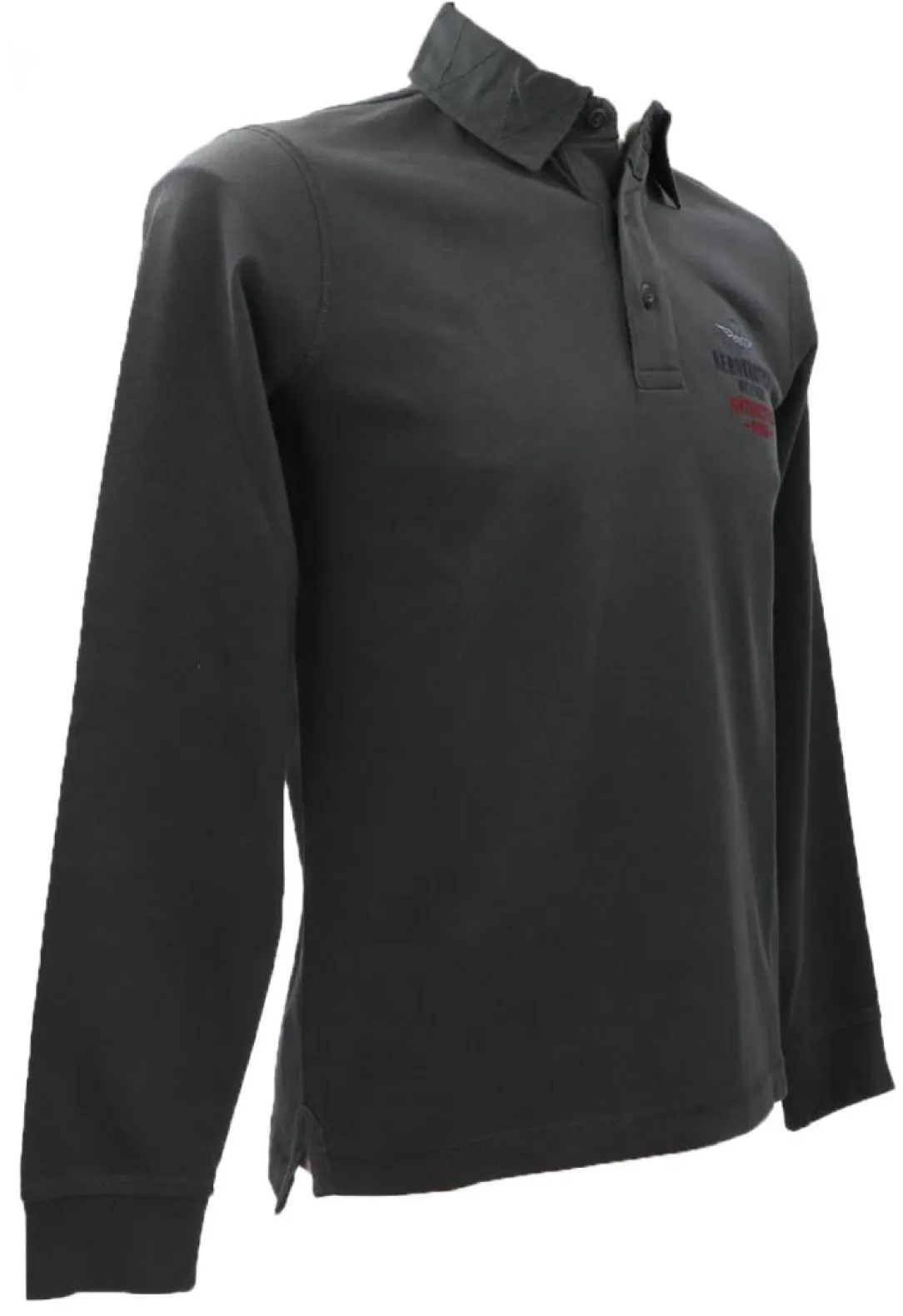 polo_ml_poj_verde_1.webp Aereonautica Militare Abbigliamento Polo-POLO M.L. PO1719J565 Verde