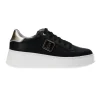 Patrizia Pepe Girl Donna Sneakers-PP853 vitello palisson Nero
